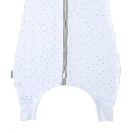 Natulino LITTLE WALKERS kolmekihiline beebi magamiskott White Little Grey Leaves &amp; Warm Grey