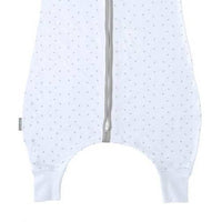 Natulino LITTLE WALKERS kolmekihiline beebi magamiskott White Little Grey Leaves &amp; Warm Grey