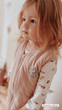 Natulino NATURALS LITTLE WALKERS™ kolmekihiline beebi magamiskott GOTS puuderroosa
