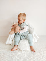 Natulino NATURALS LITTLE WALKERS™ kahekihiline beebi magamiskott GOTS celadon (mündivärvi)