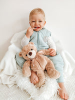 Natulino NATURALS LITTLE WALKERS™ kahekihiline beebi magamiskott GOTS (majoraan)