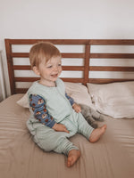 Natulino NATURALS LITTLE WALKERS™ kahekihiline beebi magamiskott GOTS (majoraan)