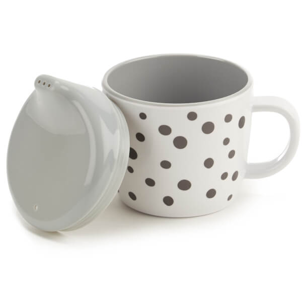 Done by Deer puodelis "Laimingieji taškučiai" / "Happy Dots" (pilkas, mėlynas arba pudrinis) (2132078329929)
