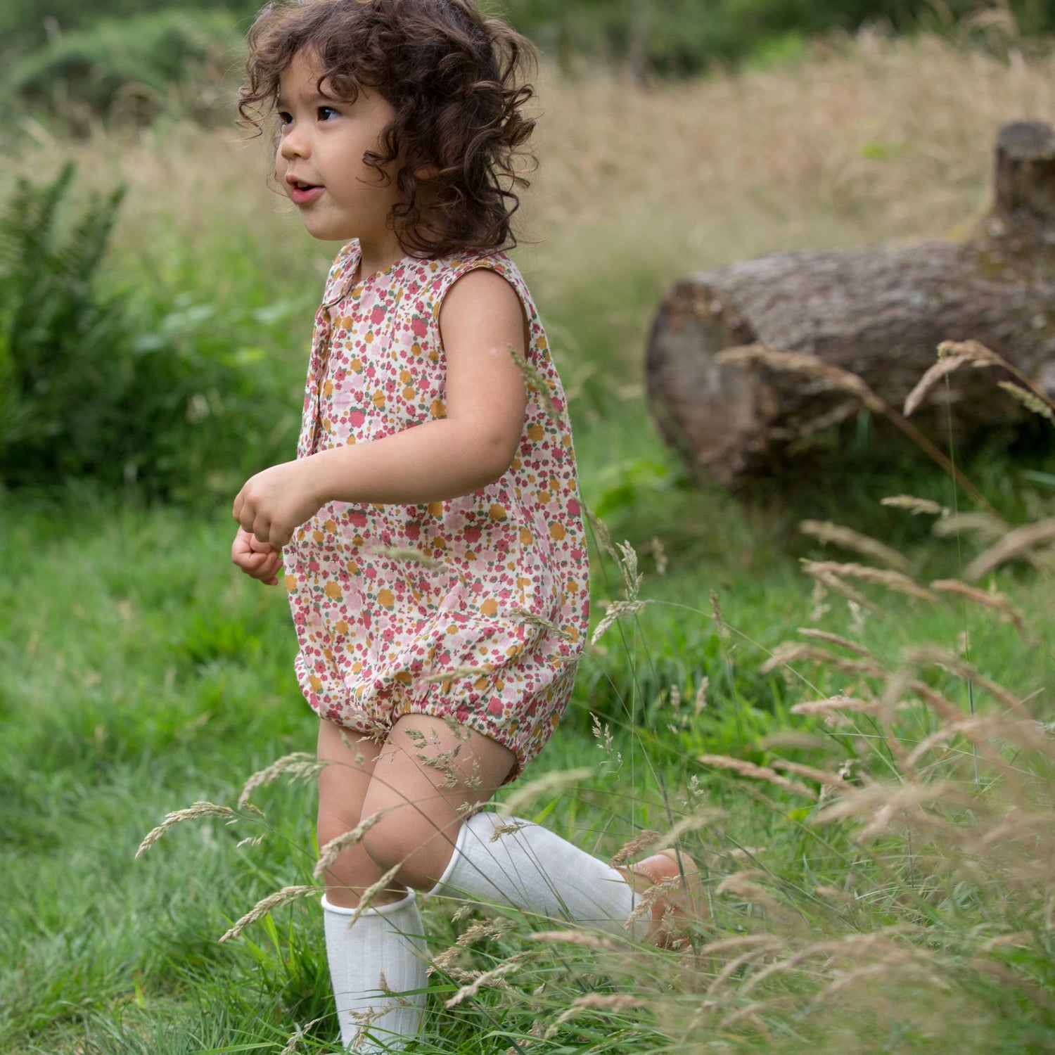 Little Green Radicals Ladybird Days Jumpsuit - beež