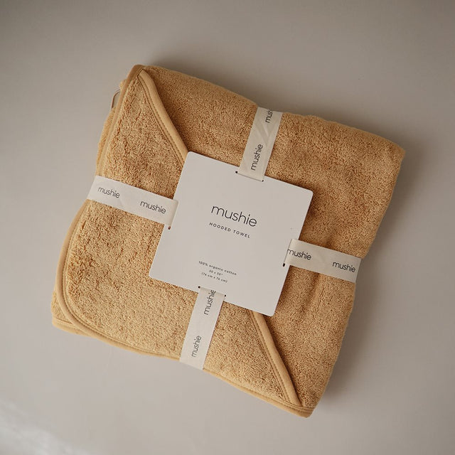 Mushie kapuutsiga rätik Fall Yellow